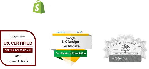 Certification badges